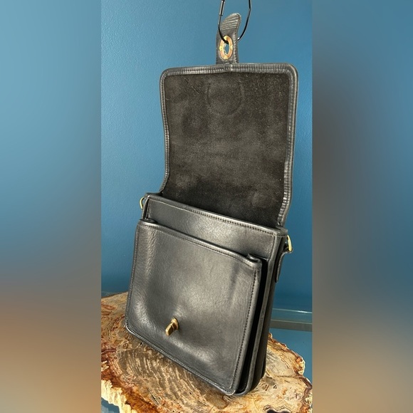 Vintage COACH Station Bag 5130 Black Made in the USA EUC - Picture 5 of 16